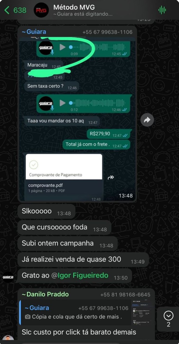 Resultado — Grato ao Igor Figueiredo